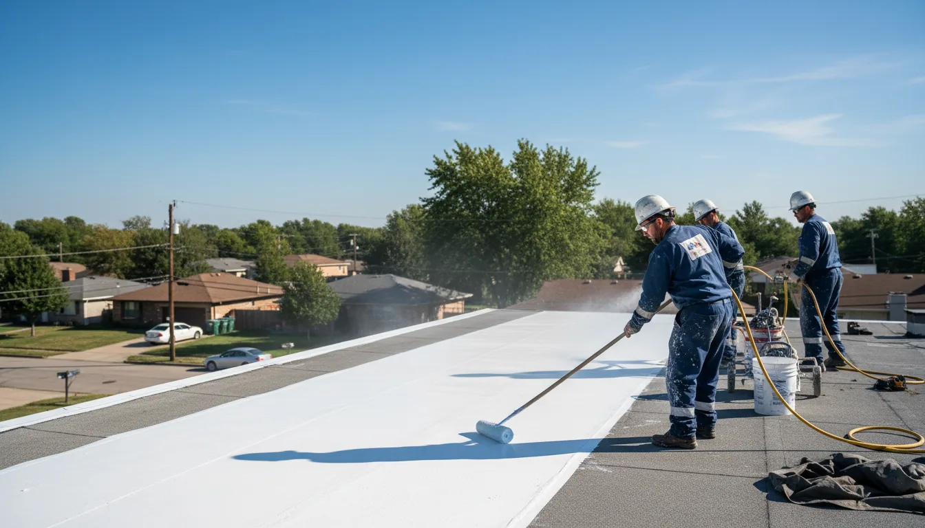 Commercial roof coating in Duff, TN near me